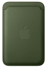 Кардхолдер Apple FineWoven Wallet (2025) с MagSafe для iPhone, зеленый (Moss) MGH74FE/A