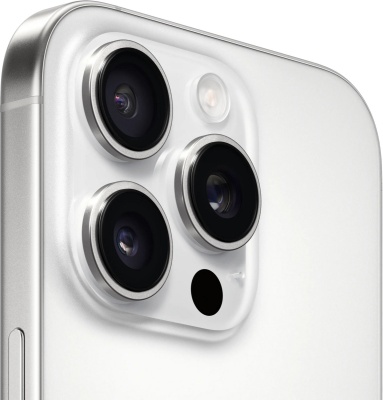 Смартфон Apple iPhone 16 Pro Max Dual Sim 1TB, White Titanium (белый)