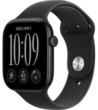 Apple Watch Series 12 46mm Black Aluminum Case with Sport Band Black