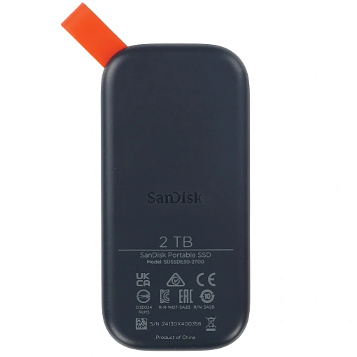Внешний SSD SanDisk Portable 2TB USB3.2 (SDSSDE30-2T00-G26)