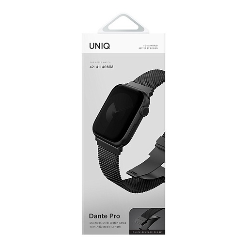 Ремешок Uniq Dante PRO Strap Mesh Steel Ember для Apple Watch 42/41/40 mm