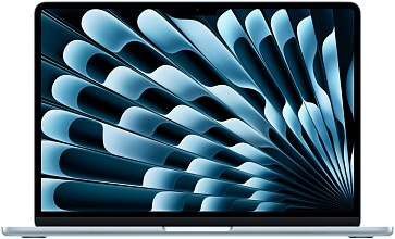 Apple MacBook Air 13 (M4, 10C CPU/8C GPU, 2025), 16 ГБ, 256 ГБ SSD, Sky Blue (небесно-голубой) MC6T4 (RU)