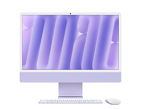 Apple iMac 24 Retina 4,5K (M4 10C/10C), 16 ГБ, 512 ГБ, фиолетовый