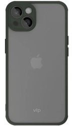 Чехол VLP Matte Case для iPhone 13, темно-зеленый
