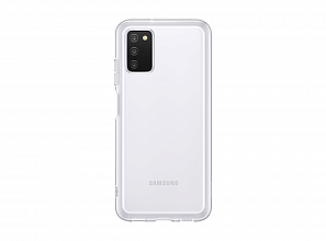 Чехол Samsung Soft Clear Cover Galaxy A03s, прозрачный