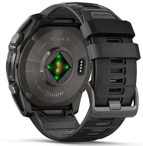 Умные часы Garmin Fenix 8 51 мм AMOLED Sapphire Carbon