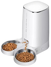 XiaoMi Rojeco 4L Automatic Pet Feeder WIFI Version Double Bowl, белый