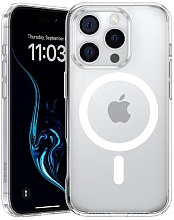 Чехол силиконовый Benks Lucent Pro Case с MagSafe для iPhone 16 Pro, прозрачный (C.K.JC.AP.TM.A065)