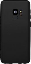 Чехол Deppa Case Silk для Samsung S9 (черный металлик)