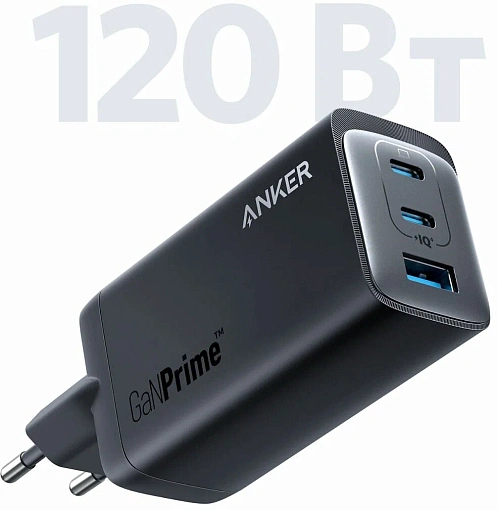 Сетевое зарядное устройство PowerPort 737 GaN III 3-Port 120W