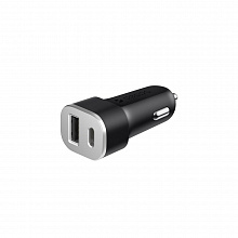 Deppa AЗУ USB Type-C + USB A, Quick Charge 3.0, Power Delivery, 18Вт