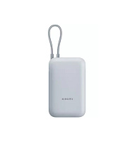 Внешний аккумулятор Xiaomi Mi Power Bank с кабелем USB-C 10000mAh Pocket Version (P15ZM), голубой