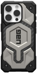 Чехол UAG Monarch Pro c MagSafe для iPhone 16 Pro, титановый (114456113636)