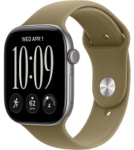 Apple Watch Series 12 46mm Space Gray Aluminum Case with Sport Band Olive