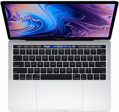 Ноутбук Apple MacBook Pro 13 with Retina display and Touch Bar Mid 2019 (Intel Core i5 1400 MHz/13.3"/2560x1600/8GB/256GB SSD/DVD нет/Intel Iris Plus Graphics 645/Wi-Fi/Bluetooth/macOS) MUHR2 (Серебристый)