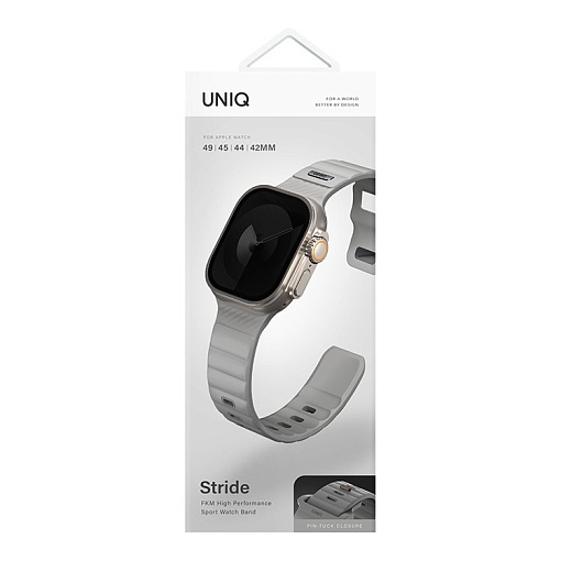 Ремешок Uniq STRIDE FKM Rubber для Apple Watch 49/46/45/44мм