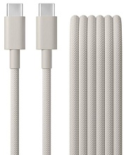 Beats Woven Cable USB-C to USB-C 1,5 м, Сверкающий бежевый (Surge Stone)