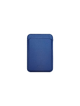 K-Doo / Визитница на магните, картхолдер на телефон, кредитница, чехол для телефона Leather Wallet Case, синий