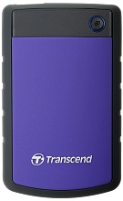 Внешний жесткий диск HDD Transcend StoreJet 25H3 2 ТБ, фиолетовый (TS2TSJ25H3P)