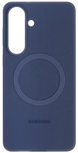 Чехол Samsung Silicone Magnet Case для Galaxy S26+, синий (EF-ES947CVEGRU)