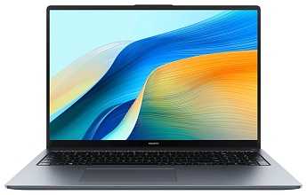 Ноутбук Huawei MateBook D 16 2024 MCLG-X (Intel Core i9-13900H, Intel Iris Xe Graphics) 16ГБ, 1024ГБ, noOS, серый (53014HYG)