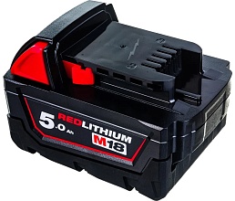 Milwaukee M18 B5, Li-Ion, 5 Ач, черный/красный