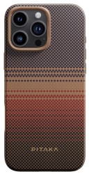 Чехол Pitaka Military-Grade Protective Case для iPhone 16 Pro, коричневый (KI1601CPSU)