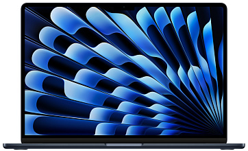 Apple MacBook Air 15 (M3, 8C/10C), 24 ГБ, 512 ГБ, полуночный черный