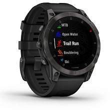 Garmin Epix (Gen 2) Sapphire, черный (010-02582-11)