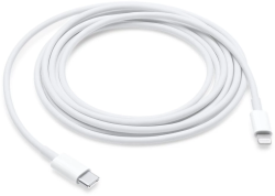Кабель Apple USB-С-Lightning (2м), белый (MW2R3ZM/A)