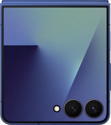 Смартфон Samsung Galaxy Z Flip7 12/256 ГБ, синий (Blue Shadow) F766B