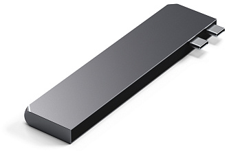 Адаптер Satechi USB-C Pro Hub Slim, серый космос (ST-HUCPHSM)