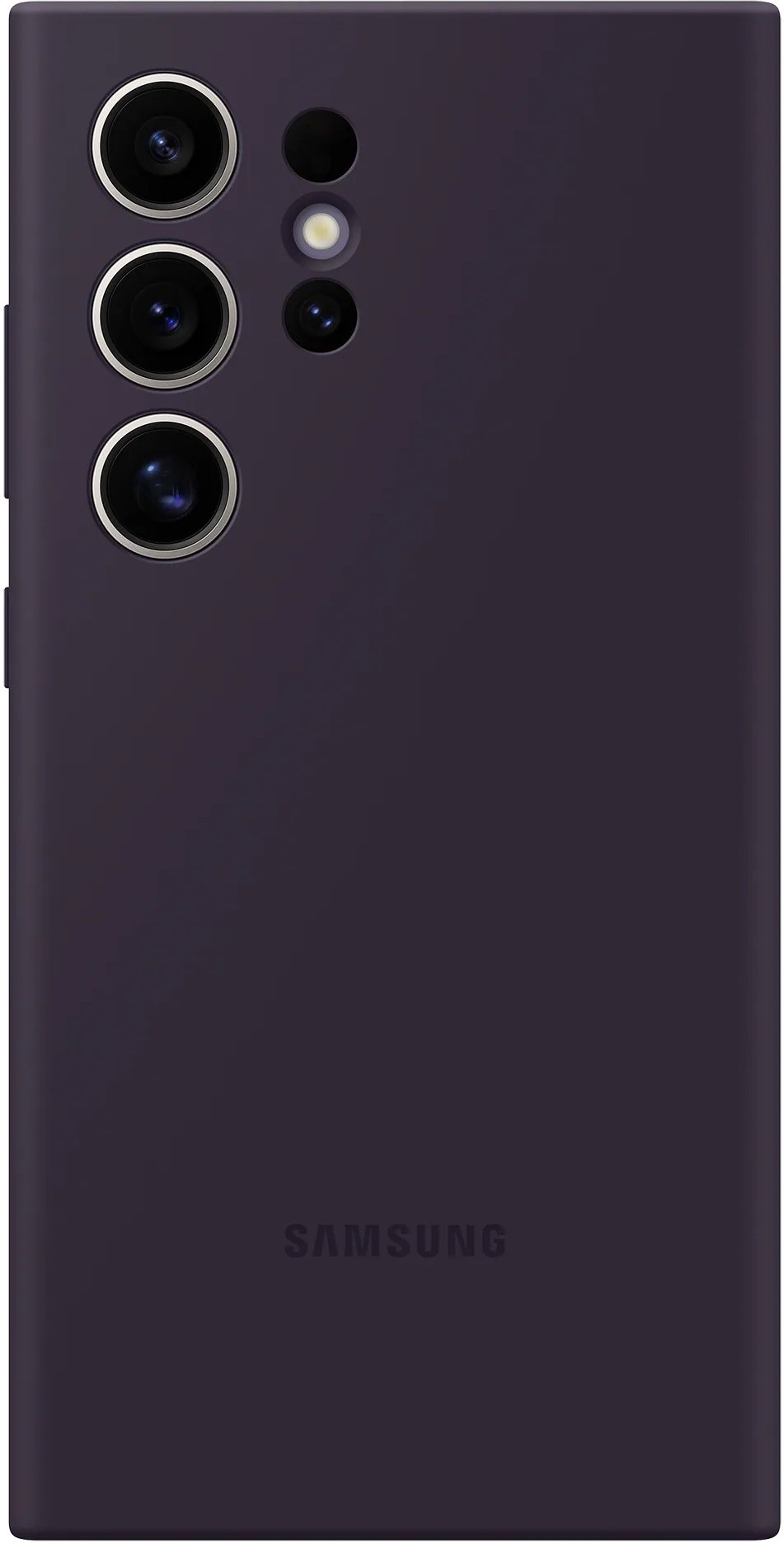 Чехол Samsung Silicone Case Samsung Galaxy S24 Ultra, темно-фиолетовый